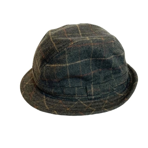 VINTAGE Wool Alpaca Plaid Hat 🤍 - Picture 3 of 11